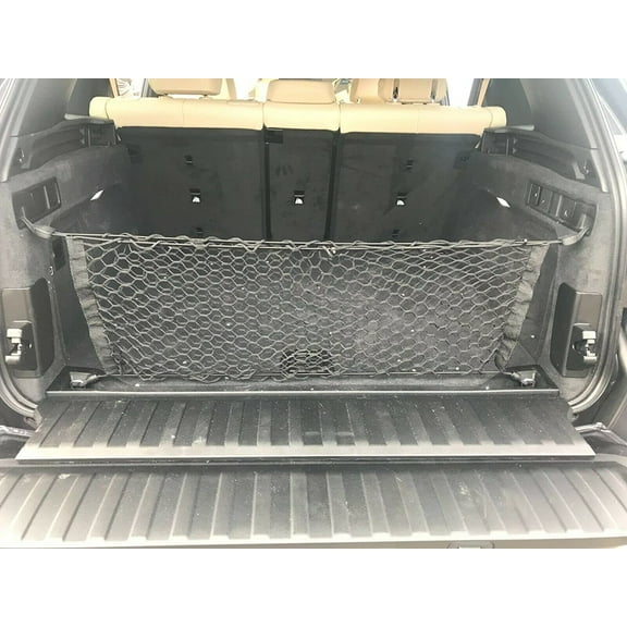 EACCESSORIES EA Rear Trunk Organizer Cargo Net for BMW X5 2019-2023 – Envelope Style Cargo Net – Premium Mesh Elastic Car Trunk Organizer Vehicle Carrier Storage – Compatible with BMW X5