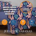 thumbnail image 3 of Juego De Sábana Hotelera Matrimonial MELOCOTTON HOGAR Microfibra Premium incluye 4 Fundas De almohada Mod-D1, 3 of 4