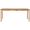 thumbnail image 3 of vidaXL Outdoor Dining Table Patio Table Garden Porch Furniture Solid Teak Wood, 3 of 57