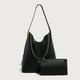 thumbnail image 3 of Bolsos tipo cubo de gran capacidad para mujer, bolsos y carteras de diseñador de lujo, novedad de 2024, en PU con cierre y bolsillo para tarjetas, para el hombro debajo del brazo, 3 of 5