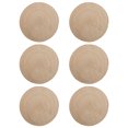 thumbnail image 1 of Elegant Dining Solutions, manteles individuales lavables resistentes al calor con superficie antideslizante para uso diario, juego de 6 protectores de mesa de algodón y polipropileno trenzado, 1 of 6