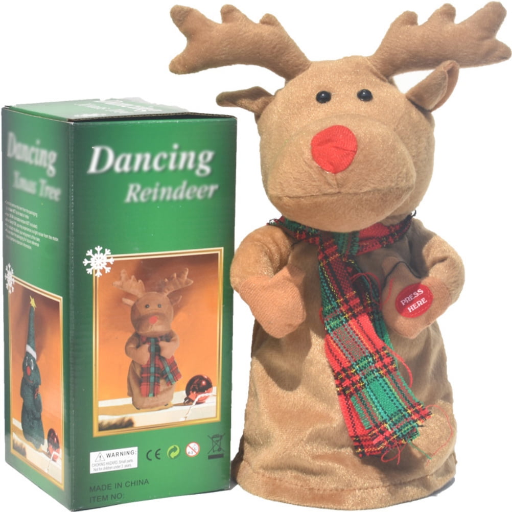Free shipping. Christmas singing dancing Reindeer Video in description 