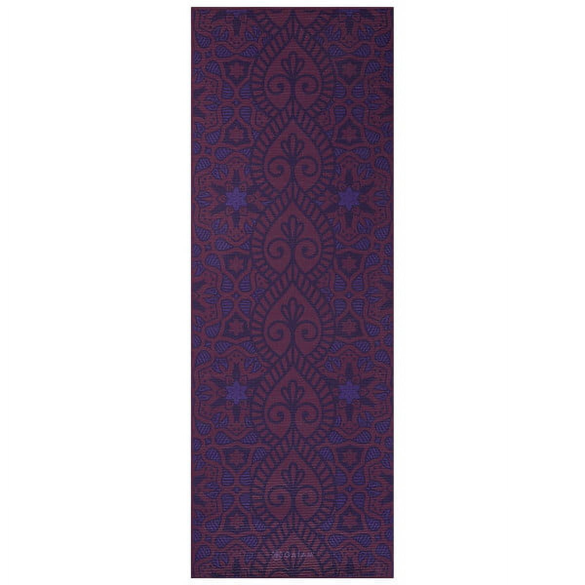 Gaiam Premium Reversible Yoga Mat, Divinity, 6mm