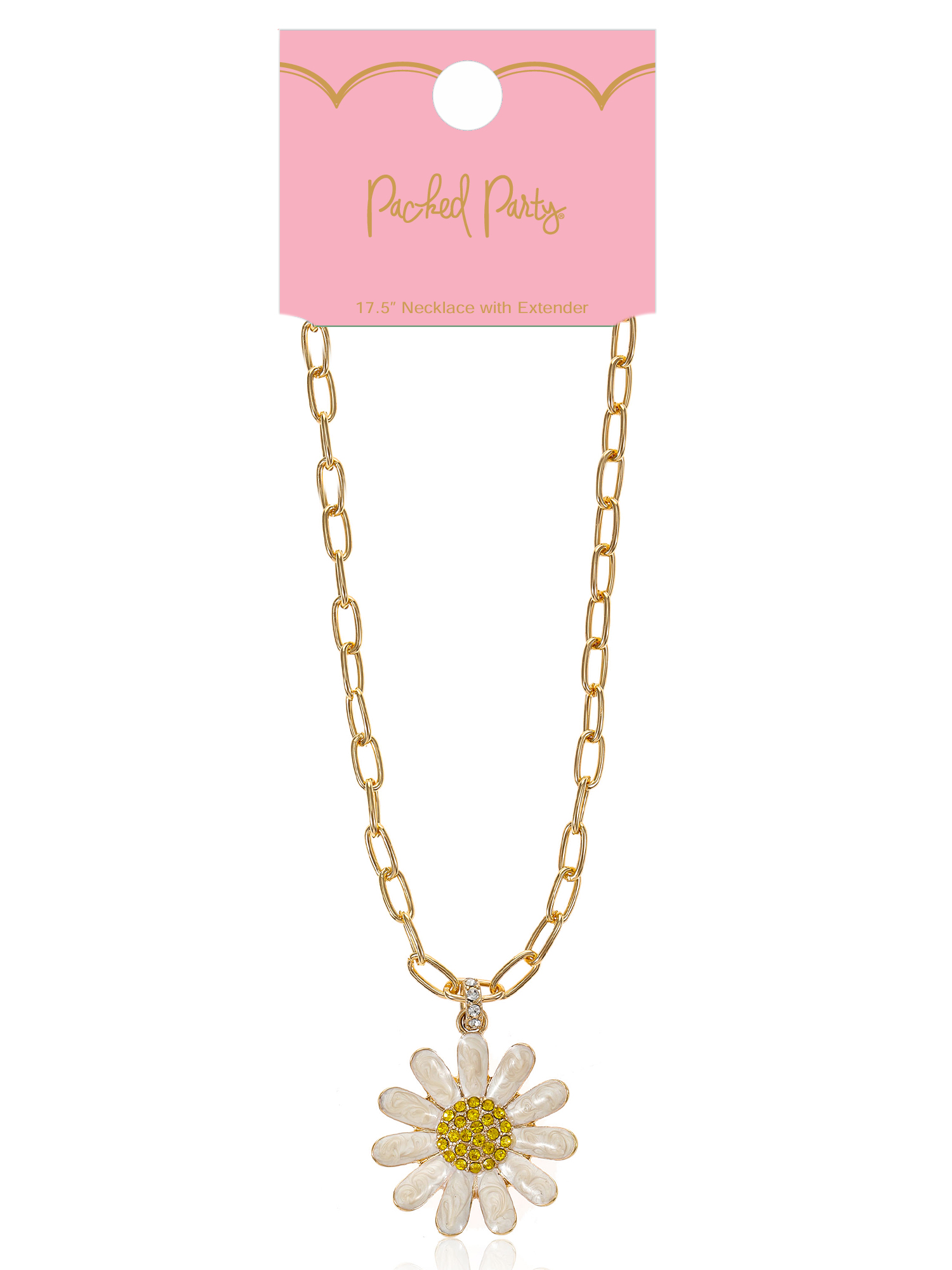 Packed Party Daisy Chain Necklace, 1 Piece