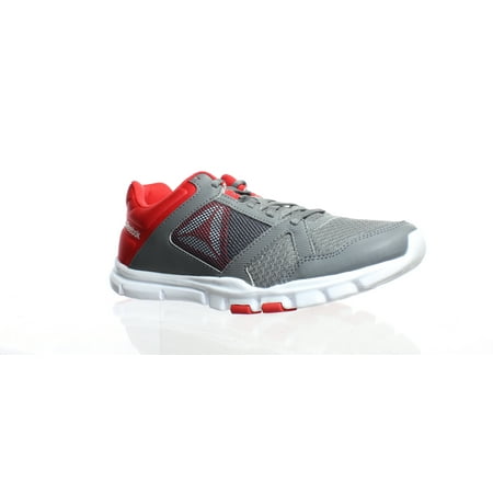 Reebok Mens Yourflex Train 10 Gray Cross Training Shoes Size 8.5