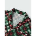 thumbnail image 5 of AIGUR Family Matching Christmas Pajama Set Christmas Family Pajamas Matching Set, Plaid Long Sleeve Shirt with Pants Sleepwear Loungewear, 5 of 11