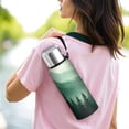 thumbnail image 6 of 20 Oz Misty Forest Landscape Coffee Tumbler Double Wall Insulated Stainless Steel Water Bottle | Metal Reusable Thermoses Flask with Cup Cap | Leak & Sweat Proof with Anti-Dust Lid, 6 of 7