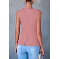 thumbnail image 2 of Chaleco PRETTYGARDEN para Mujer Traje de Verano Color Rosa Oscuro, 2 of 8