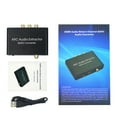 thumbnail image 1 of Adaptador de extractor de audio ARC Conector de 3,5 mm Divisor convertidor DAC analógico óptico digital compatible con HDMI para TV Methold  EL004047-00B, 1 of 2