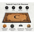 thumbnail image 4 of A1 Home Collections Natural Coir & Rubber Door Mat, Long-Lasting Entrance Doormats for Front Door, Thick & Non-Slip Durable Outdoor Entry Mat 24" x 39", 4 of 7