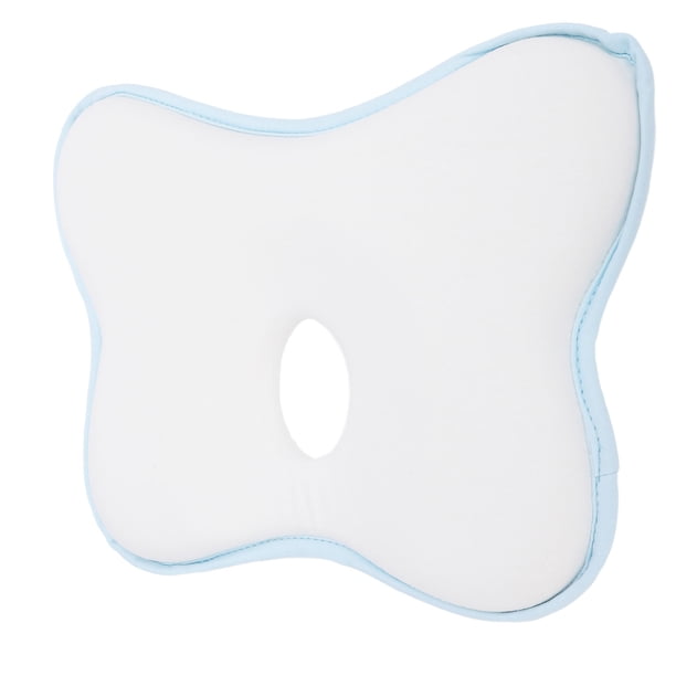 Almohada Para La Cabeza Del Bebé, Cubierta Lavable De La Almohada Del Sueño Del Bebé Del Rebote Lento De La Espuma De La Memoria Para La Ayuda De La Cabeza