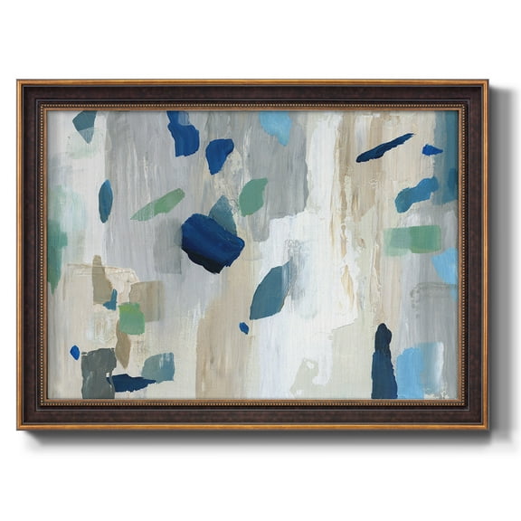 Seaglass Beach Premium Framed Canvas- Ready to Hang