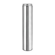 Sure-Temp 208148 Type HT Insulated Chimney Pipe, 8 in x 48 in, Stainless Steel