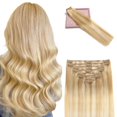 thumbnail image 1 of Extensiones de cabello humano real POGINJA con clip, 40 cm, 90 g, 1 of 6