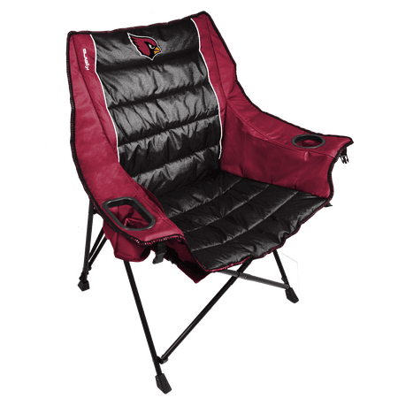 Kijaro Quilted Club Pro Arizona Cardinals Foldable Camping Chairs with Carry Bag