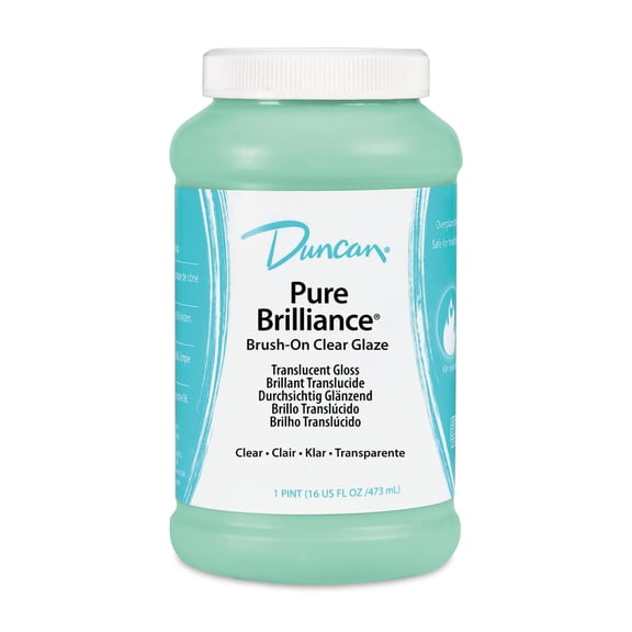 Duncan Clear Glazes - Pure Brilliance, Brush-On, Pint