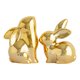 thumbnail image 4 of Adornos de conejo para mueble de TV o estantería, figuras de conejo de cerámica para decoración del hogar, pequeñas figuras de conejo para sala de estar, estudio, soporte de TV, estantería, 4 of 8
