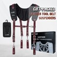 thumbnail image 6 of MELOTOUGH Rainbow Perry Suspenders with Non-Metal End Clip For Men, 6 of 8