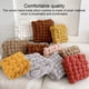 thumbnail image 5 of Matsuzay Cojín de asiento con nudo de felpa suave, cojín para silla, almohada de estilo Ins, cómodo decorativo para el hogar, sofá, Decoración del hogar Amarillo 30*33*12 CM, 5 of 6