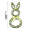 thumbnail image 2 of Lunxisen 2 Pcs Easter Bunny Wreath For Front Door - Decorative Easter Rabbits Door Hanging, 2 of 9