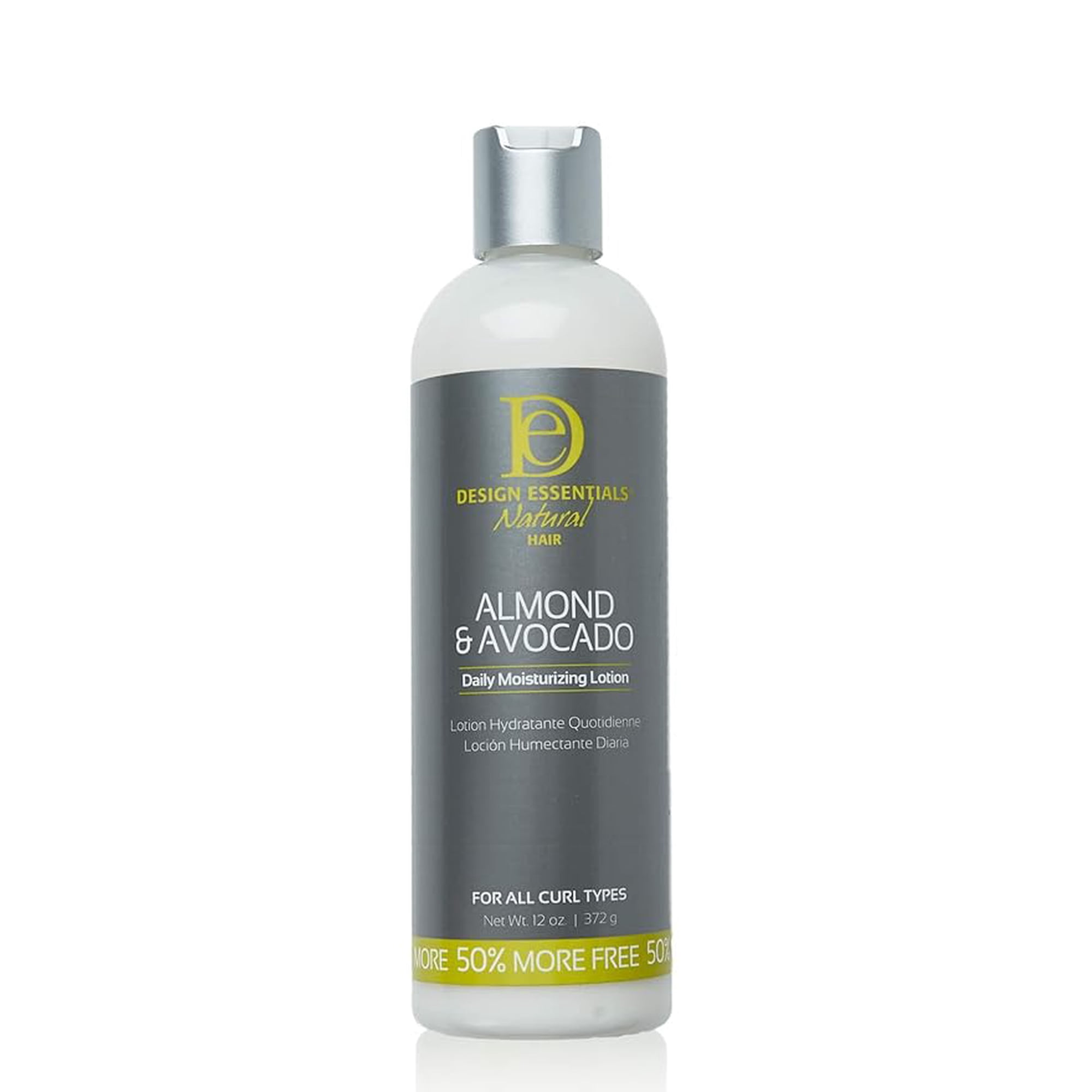 Design Essentials Almond & Avocado Daily Hair Moisturizing Lotion with Jojoba & Olive Oil, 12 Ounce