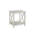 thumbnail image 2 of Boraam Wood Jamestown End Table Antique White finish, 2 of 5