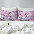 thumbnail image 3 of Erosebridal Sealife Turtle Comforter Cover Twin,Marine Animal Bedding Twin Size,Uderwater World Decor,3Pcs, 3 of 7