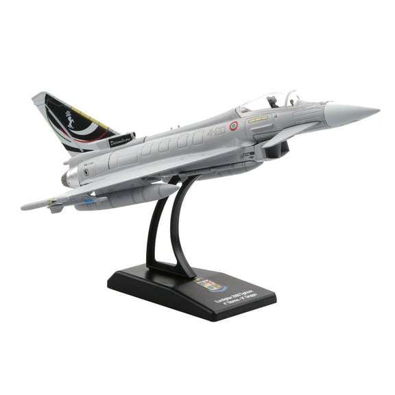 TAPDRA Eurofighter Typhoon EF2000 Fighter Jet Model 1 100 Scale Alloy Replica Desk Display Collectors Item with Display Stand