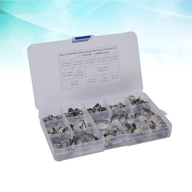 FENGGUIQU 90Ud Abrazaderas Ajustables Para Mangueras De Acero Inoxidable Multicolor