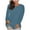502_Navy, variant on YEJIMAN Blue Cotton Tshirts For Women, Polyester,Spandex Patriotic Shirts For Women, Women's Fashion Casual Round Neck Solid Color Bottoming Shirt Long Sleeve Top T Shirt
