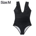 thumbnail image 2 of Traje de baño conservador de una pieza adelgazante de borde volador de color sólido para mujer Zhivalor BST3018549-1, 2 of 5
