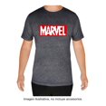 thumbnail image 1 of Playera Marvel Talla CH Manga Corta Logo Clásico Gris Jaspe, 1 of 3