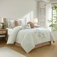thumbnail image 4 of Raina 7 Piece Comforter Set, Queen, Blush, 4 of 4