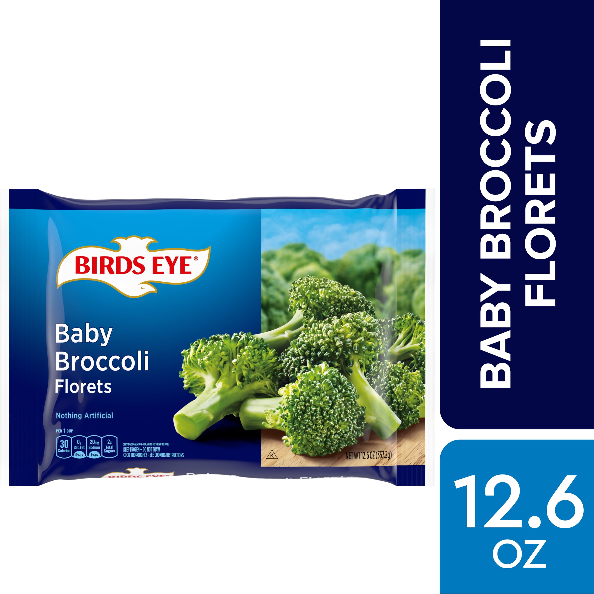Birds Eye Baby Broccoli Florets, Frozen Broccoli, 12.6 Oz - Walmart.com