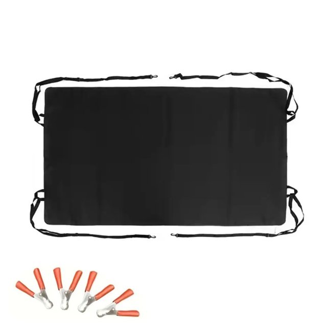 Parasol para Puerta Trasera RV Impermeable Gruesa Tela Oxford Transporte Coche (176*114cm)