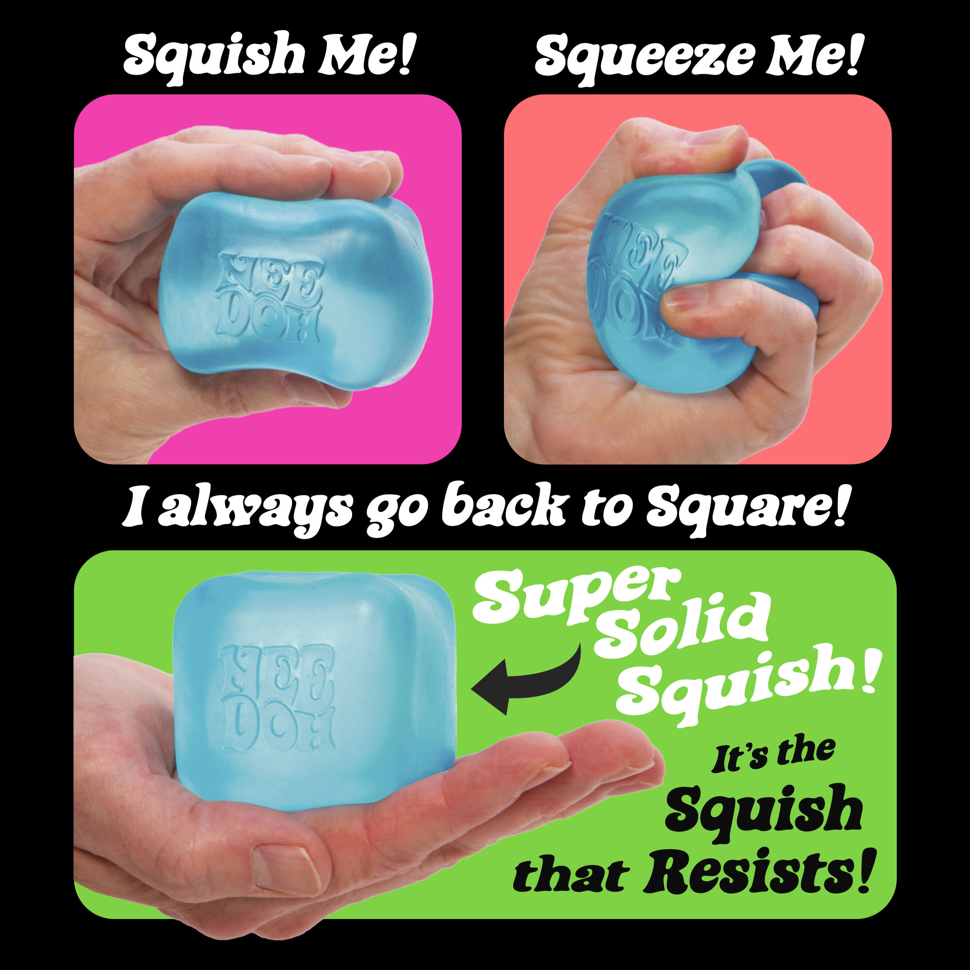 NeeDoh Nice Cube Sensory Squish Toy, Random Color photo 6