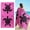 Black Pink, variant on Jessy Home 4 Pack Oversized Beach Towels Set Sea Turtle 40x70 Inches Light Blue Large Towel Super Absorbent Quick Dry towels for Pool