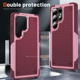 thumbnail image 2 of Allytechgroup Galaxy S25 Ultra Case with Screen Protector, Military Grade Shockproof Anti-Scratch Bumper Rugged TPU PC Hard Shell Corner Protective Phone Case for Samsung Galaxy S25 Ultra, Rose, 2 of 7
