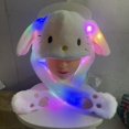 thumbnail image 3 of Gorro de peluche Sanrio Cinnamoroll My Melody de Hello Kitty, gorro de aire luminoso de Anime Kuromi, gorro de Airbag luminoso, juguete de peluche cálido y fresco a la moda, 2023, 3 of 4