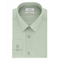thumbnail image 2 of CALVIN KLEIN Mens Green Collared Slim Fit Dress Shirt M 15.5- 32/33, 2 of 2