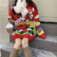 thumbnail image 3 of Suéter de alce con temática navideña para mujer, ropa de abrigo suelta, Top de punto grueso, camisas femeninas, muñeca extraíble, jersey de lujo, Otoño e Invierno, 3 of 5