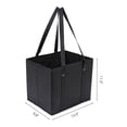 thumbnail image 4 of Unique Bargains Fabric Storage Bin for Shelves Closet Black 13*9.8*11, 4 of 6