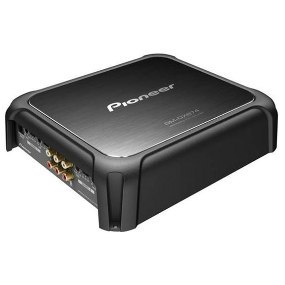 Restored Pioneer GM-D8704 - Class FD 4-Channel Bridgeable Amplifier with Wired Bass Boost Remote (Refurbished)