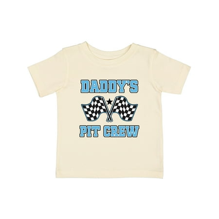 

Inktastic Daddys Pit Crew Boys Racing Gift Baby Boy T-Shirt