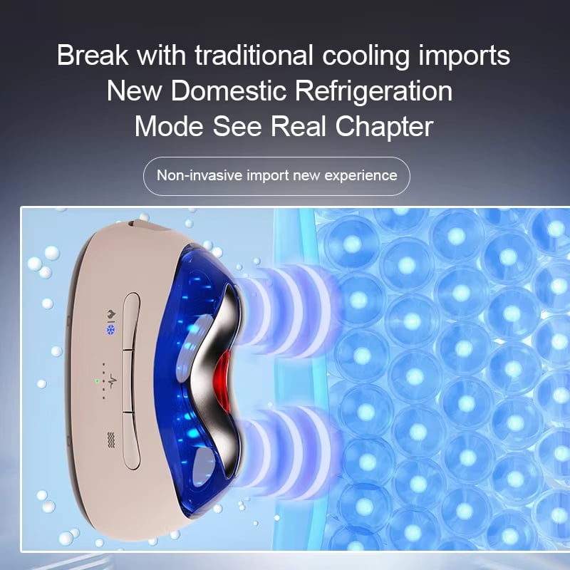iKeener Advanced Neck & Face Beauty Device with EMS Microcurrent, Triple Color LED Light Therapy, and Dual Temperature Face Neck Sculpting Massager