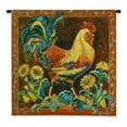 thumbnail image 2 of FineArtTapestries 3563-WH Rooster Rustic Wall Tapestry, 2 of 2