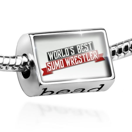 Bead Worlds Best Sumo Wrestler Charm Fits All European
