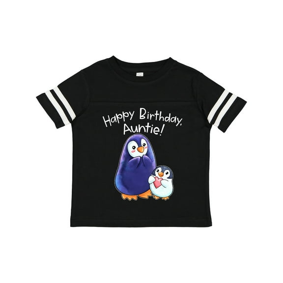 Inktastic Happy Birthday, Auntie Cute Penguins Boys or Girls Toddler T-Shirt