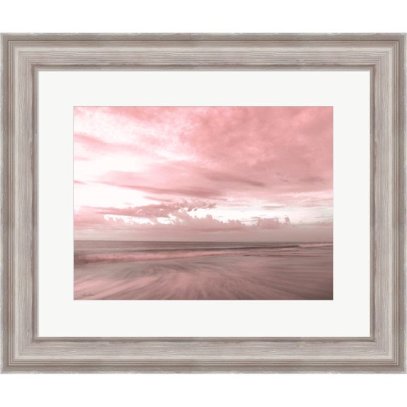 Great Art Now Pink Beach Emotions by Lori Deiter, Framed Wall Art, 24.5W x 20.5H