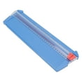thumbnail image 1 of Small Paper Cutter, Replaceable Blade Portable Paper Cutter Easy Operation Metric Imperial Accurate Scale  For Office For Home For A3 Paper Azure Blue, 1 of 8
